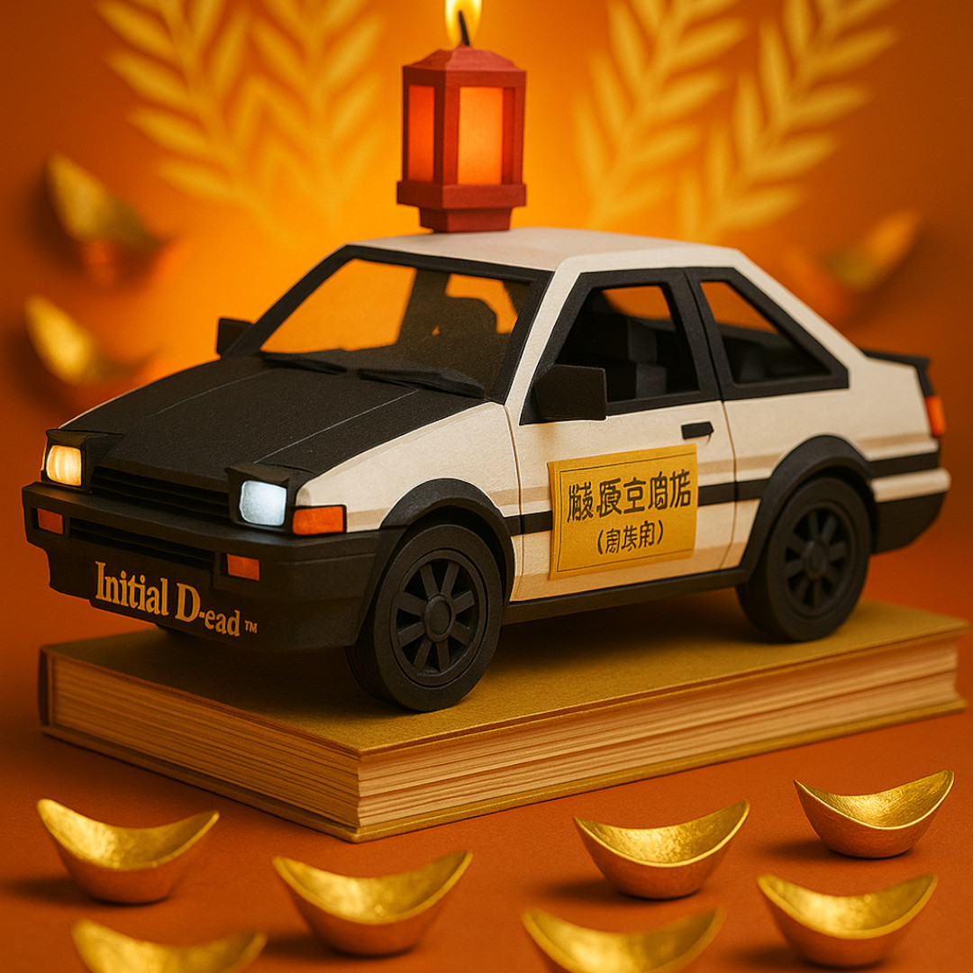 紙紮 AE86