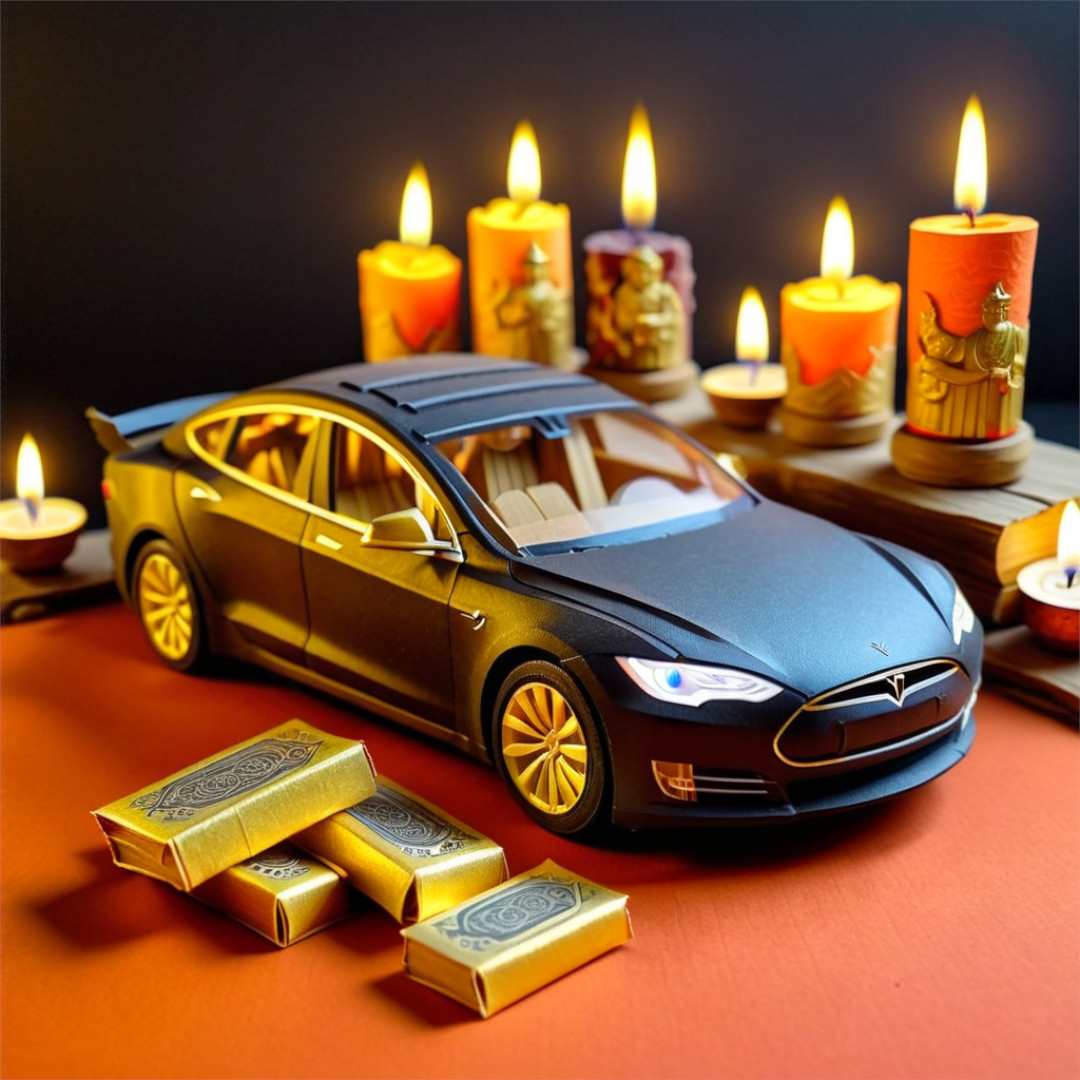 紙紮 Tesla